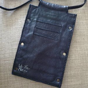 EUC Free People Leather cell phone Crossbody